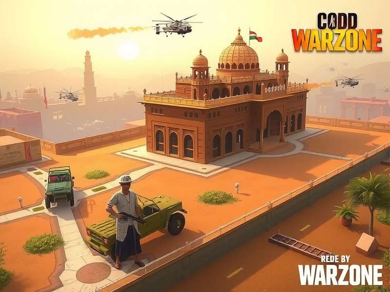 Rajasthan Desert Map COD Warzone Indian Force Rajasthan Map